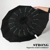 Umbrellas 16K Double Bones Large Umbrella Men Womens Windproof Compact Automatic Fold Business Luxury Sun Rain Travel 230625