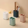 Neue 1Pcs Geschirr Lagerung Holz Stäbchen Käfig Halter Multi-Funktion Messer Löffel Besteck Ablauf Container Organizer Küche Werkzeug