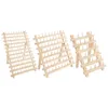 Bathroom Shelves Foldable Wooden Thread Holder 30 80 120 Spools Sewing Embroidery Rack Organizer Wall Hanging Cones Stand Shelf Tool 230625