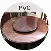 Bordduk Rund PVC -bordduk Vattentät oljeproof Able Cover Glass Soft Home Kitchen Matsal Placemat 1mm 230626
