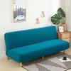 Housses de chaise sans accoudoirs housse de canapé-lit housse de canapé sans accoudoirs extensible pliant Futon anti-poussière élastique amovible Fundas 230626