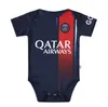 Maglia da calcio 2023 Barcelona Baby PSgS 23 24 Napoli Real Madrid Home Football Kids Kit 9-18 mesi camicia