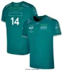 F1 Team 2023 Aston Short-Sleeved T-shirt Sports Round Neck Leisure Team Clothes Fans Overalls Mäns anpassade racingkläder