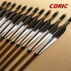 Bow Arrow 6/12/24pcs Handmade bamboo Arrows Turkey feather For Longbow Recurve Bow Archery HuntingHKD230626