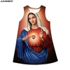 Robes Jumeast 3d Virgin Mary Femmes imprimées Robes Christian Angel Graphic Summer Fashion Souples Soup