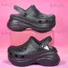 Zapatillas 2023 clásico bae clog mujer diseñador sandalias plataforma de aumento de altura zuecos zapatos impermeables púrpura Fondo grueso Piscina zapatillas toboganes de enfermería babiq05