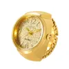Cluster Rings Vintage Punk Finger Watch Mini Elastic Strap Alloy Watches Couple Jewelry Clock Retro Roman Quartz Ring Women Girls 230620