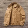 Herrenjacken Herren Corduroy Outwear Langarm Vintage Mantel Reverstaschen Bomberjacke