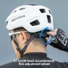 Fietshelmen ROCKBROS Herenhelm Fietsen Mtb met achterlicht 9 standen Dames Fietshelm met magnetische afdekking 19 ventilatieopeningen Breathab PC+EPS HKD230626