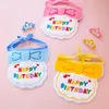 Colliers pour chiens Anniversaire pour animaux de compagnie Broderie INS Style Mignon Collier écharpe Bain de bouche Noeud papillon Couronne Chat Accessoires de fête