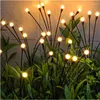 Solar Butterfly Lights 6/8/10 Lampa LED Lampa ogrodowa na zewnątrz wodoodporne Waterproof Light do dekoracji ścieżki patio na dziedzińcu