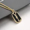 Designer Letter Necklace Pendant For Men Womens Gold Chain Necklaces Luxury Fashion Women Jewelry Mens Unisex Chin Necklaces