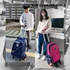 Taschen Trolley Kinder Schultaschen mit Rädern Mochila Kinder Rucksack Trolley Lage für Mädchen Jungen Rucksack Escolar Backbag Schoolbag