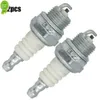 2Pcs Spark Plug Replacement Kit For BR2LM No. 5798 Power Engine Part Spark Plug Accessory Trimmer Blower Spare Parts
