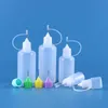 2024 5/60/100Ml Vial Small Container Drop Bottles PE Glue Applicator Needle Squeeze Bottle For Paper Quilling DIY Scrapbooking Crafts