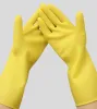 Thickened rubber gloves labor protection wearresistant latex leather dishwashing household work kitchen work waterproof female laundry