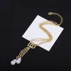 Colares com pingente de grife joias de noivado de ouro colar feminino de luxo pérola correntes colares gargantilhas clássicas cordas joias 236261c