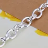 Link Bracelets Special Offer 925 Color Silver Romantic Heart Pendant Bracelet For Women Wedding Party Christmas Gift Fashion Jewelry