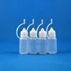 100 Pcs 8 ML LDPE PE Metallic Needle Tip Cap dropper bottle for e cig Vapor Squeezable Tndfi