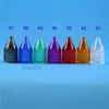 30ML Plastic Unicorn dropper bottle With pen shape nipple High Quality Material For Storing e liquid 100 Pieces/Lot Brfnv