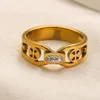 anello in oro di lusso anelli stella mens designer gioielli donna smeraldo h anello anelli di fidanzamento per le donne dhgates amore coppia cuori placcato oro 18 carati Natale San Valentino