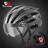 サイクリングヘルメットウエストバイクDライトサイクリングヘルメットメンズモーターシックビシックヘルメットUltralight MTBバイクヘルメット間型セーフハットHKD230626