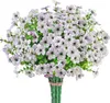 Kurutulmuş Çiçekler 1 PCS Açık Dekor için Yapay UV Dayanıklı Sahte Bitkiler Sundurma Düğün Dekorasyonu