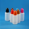 100 set 30 ml (1 oz) flaconi contagocce in plastica punte per tappi a prova di bambino LDPE per liquido E Vapor Cig 30 ml Vtlpm