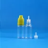 100 Sätze/Lot 10 ml PET-Kunststoff-Tropfflaschen, kindersicher, lange, dünne Spitze, E-Flüssigkeitsdampf, Vapt-Saftöl, 10 ml Qmjsm