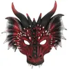 Máscaras de festa Halloween Máscara de dragão Máscara de dinossauro engraçado Máscara de carnaval Máscara de fantasia feminina Máscara de festa para máscaras de vestir 230625