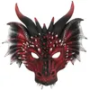 Party Masks Halloween Dragon Mask Funny Dinosaur Mask Carniva Mask Women Costume Mask Party Mask for Masquerad Dress Up 230625