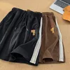 Pantalones cortos para hombre Verano Casual Hiphop Streetwear Baloncesto patchwork Cintura elástica Gimnasio Moda coreana 230625