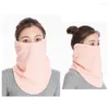 Foulards utile Texture Fine bonne respirabilité enveloppant bord écharpe couverture de visage cache-oreilles polyvalent femmes thermique pour l'extérieur