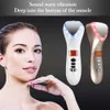 Face Massager Ultrasonic Cryotherapy Machine LED Cold Hamme Vibration Skin Aging Lifting Tightening Instrument Anti Massager B M5D9 230626