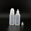 100 st 15 ml Gratis frakt LDPE -plastdropparflaskor med barnsäkra Safe Caps Tips Safe Vapor Squeezable Bottle Short Nipple MJKVL