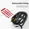 Casques de vélo ROCKBROS 58-65cm Casque Bicyc Hommes Femmes Goggs Casque de vélo Casque de sécurité Visière ns Ultralight VTT Casques de vélo de route HKD230626