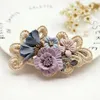 Hair Clips Fashion Headdress Headpiece Handmade Cloth Lace Flower Bow Tie Hairpin Clip Pins Holder Women Accessories Jewelry