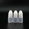 2ML 100 개/몫 LDPE 플라스틱 Dropper 병 Tamper Proof Caps 팁 안전한 증기 전자 주스 SQUEEZABLE Ihtjv