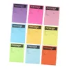 Notes 9 PACK Notes 9PCS For Home Bright Colour Book Supplies School Office Message 230625