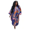 Femmes Blouses D'été Bohème Floral Long Cardigan Femmes Imprimé Plage Vacances Kimono Tops Vintage Manches Blusas Chemises Lâches