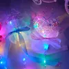 LED -lätta pinnar 5st LED Light Sticks Flashing Glow Magic Wands For Birthday Wedding Party Decor Glow Sticks Wedding Kids Gift Glow in the Dark 230625