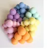 Craft Tools Mini Felt Pom Balls Set | Blue Red Green Yellow Mint Project Supplies 20mm Home Decor Crafting Activity Kit 230625