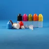 100 set 3 ml (1/10 oz) di flaconi contagocce in plastica per tappi a prova di bambino Punte LDPE Resistenza E Vapor Cig Liquid 3 ml Obhsg