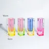 Vases High Quality Wedding Decoration Geometric Vase Living Room Colorful Tall Flower Cylinder Iridescent Acrylic 230625