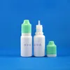15 ML Dropper Bottle Plastic WHITE COLOR Opacity Bottle Double Proof Tamper Proof & Child Safe caps with thin nipple 100PCS Fohdd