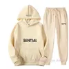 Survêtements pour hommes Mens Femmes Survêtement Mode Ess Sweatsuit Hommes Deux Pièces 22 Couleurs Pantalon Hiphop Mâle Streetwear Femmes Lettre Imprimer Costumes 2 Pièces