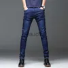 Мужские джинсы 2022, новое поступление, высококачественные облегающие джинсы, мужские модные классические джинсовые джинсы скинни, мужские повседневные брюки высокого качества J230626
