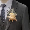 Fiori secchi conservati Rosa piccolo fiore floreale Accessori per il matrimonio Artigianato fai-da-te fatto a mano Mini bouquet Corsage da polso Decorazioni per lo sposo