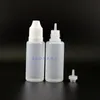 20ML 100 Pcs High Quality LDPE Child Proof Safe Plastic Dropper Bottles With long nipple Vapor e Juicy Liquid Amakl