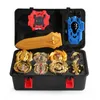 Pião giratório Tomy Beyblade Burst Bey Blade Toy Metal Funsion Bayblade Set Caixa de armazenamento com alça Lançador Caixa de plástico Brinquedos para 230625